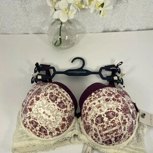 🆕 Lucky Brand Floral & Purple Bra Set - 36C